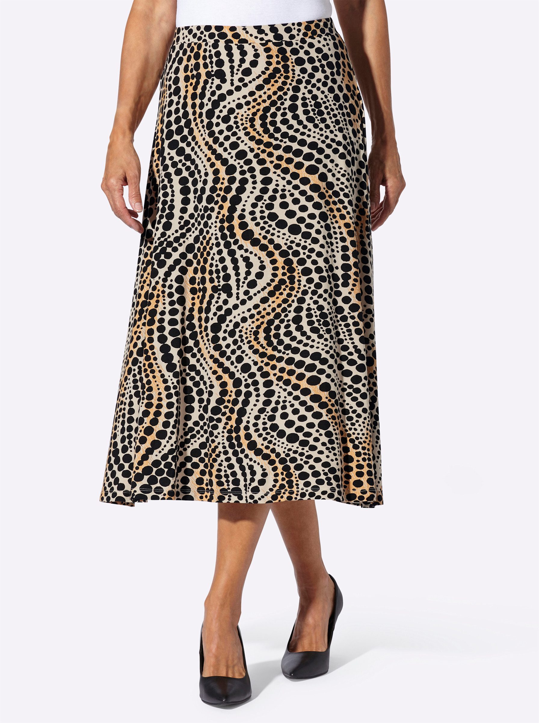 Sieh an! A-Linien-Rock Jersey-Rock günstig online kaufen