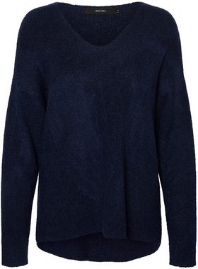 Vero Moda V-Ausschnitt-Pullover VMCREWLEFILE LS V-NECK BLOUSE NOOS