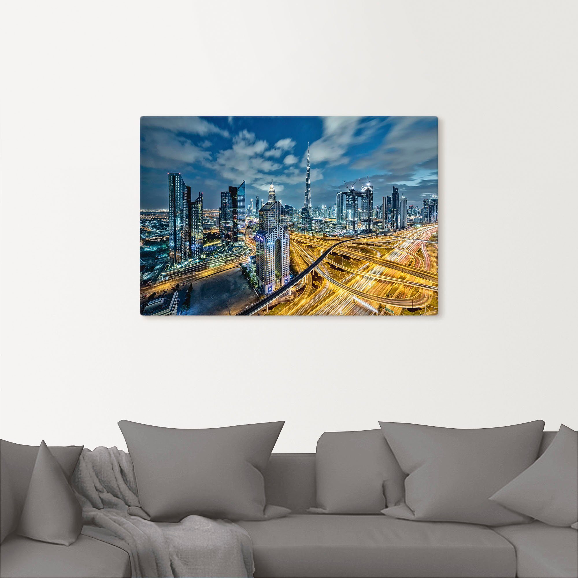 Artland Wandbild »Dubai III«, Bilder von Asien (1 Stück), in vielen Größen & Produktarten - Alubild / Outdoorbild für den Außenbereich, Leinwandbild, Poster, Wandaufkleber / Wandtattoo auch für Badezimmer geeignet-kaufen