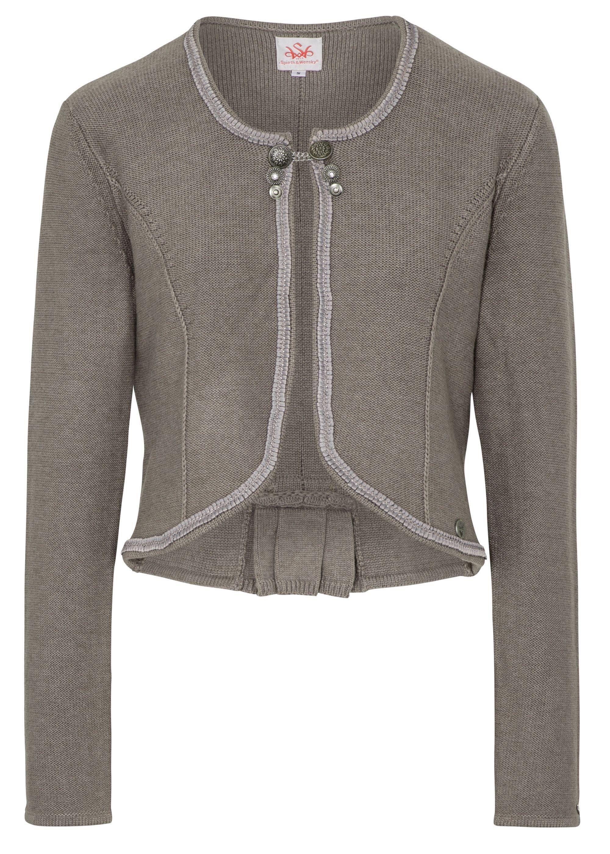 Spieth & Wensky Trachtenstrickjacke Alice (1-tlg) tailliert, vielseitig kombinierbar