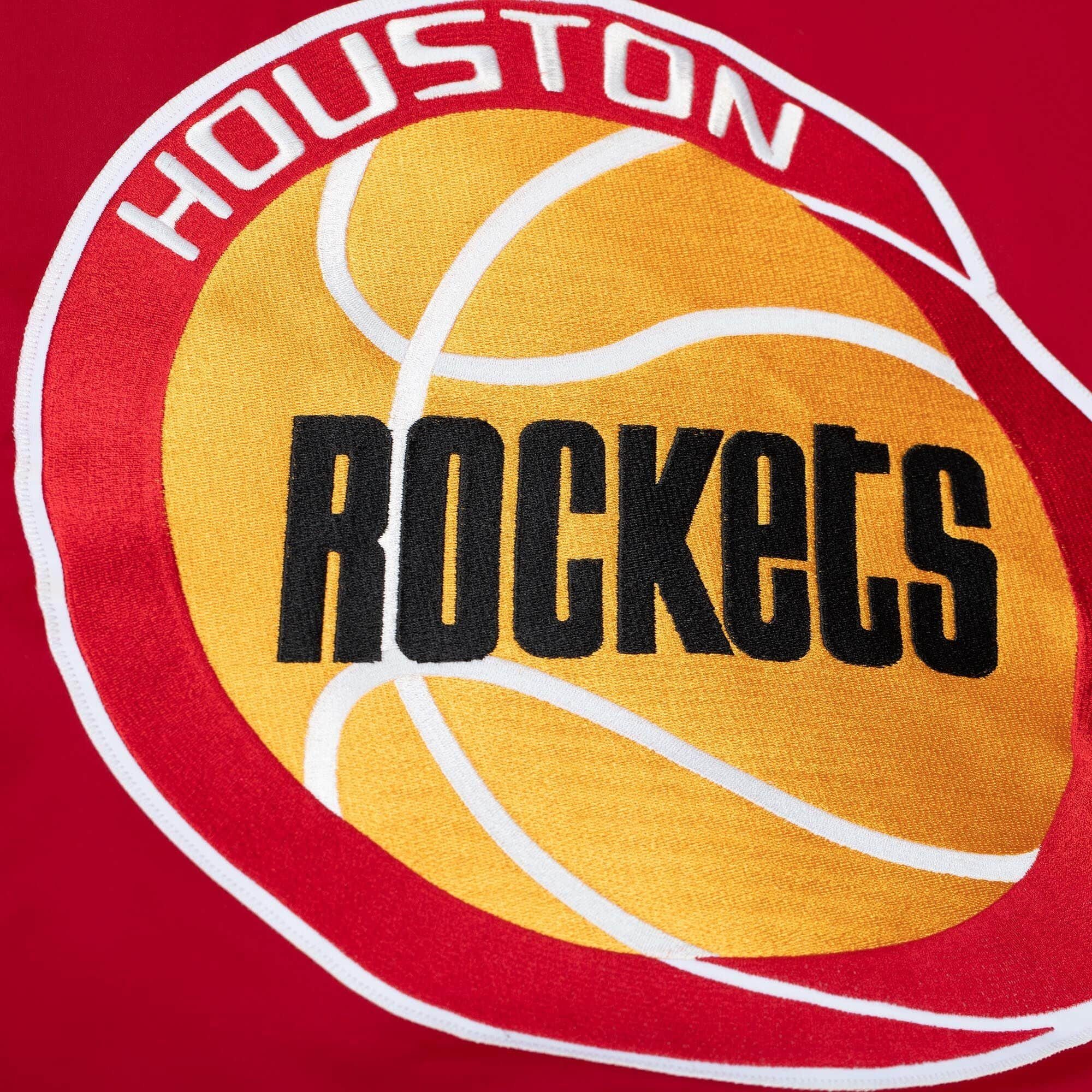 Satin Heavyweight Rockets Ness Varsity Collegejacke & Houston Mitchell