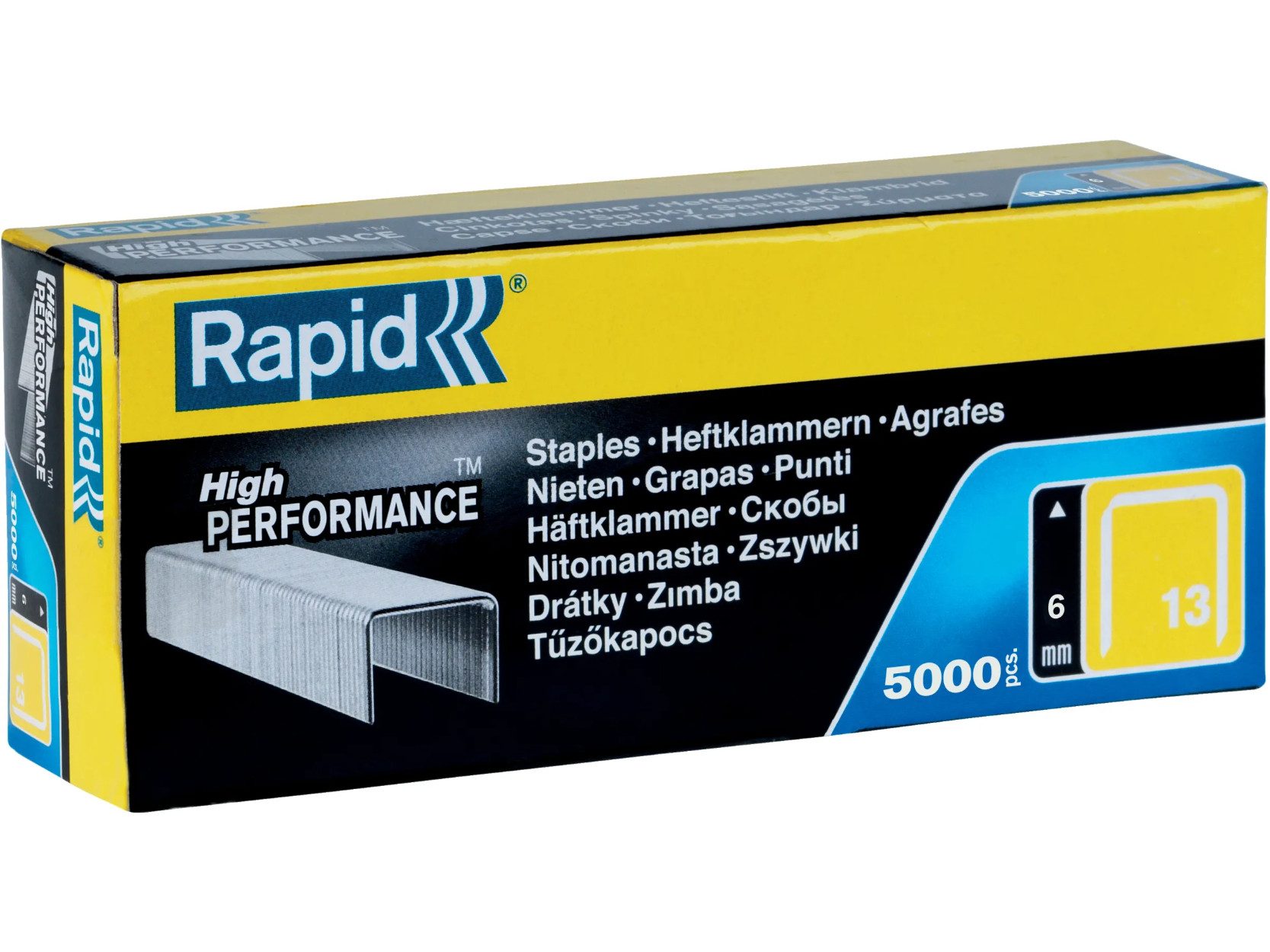 Rapid Elektro-Tacker Typ 13 Tackerklammern 6mm Feindraht 5000 Stück (11830700)