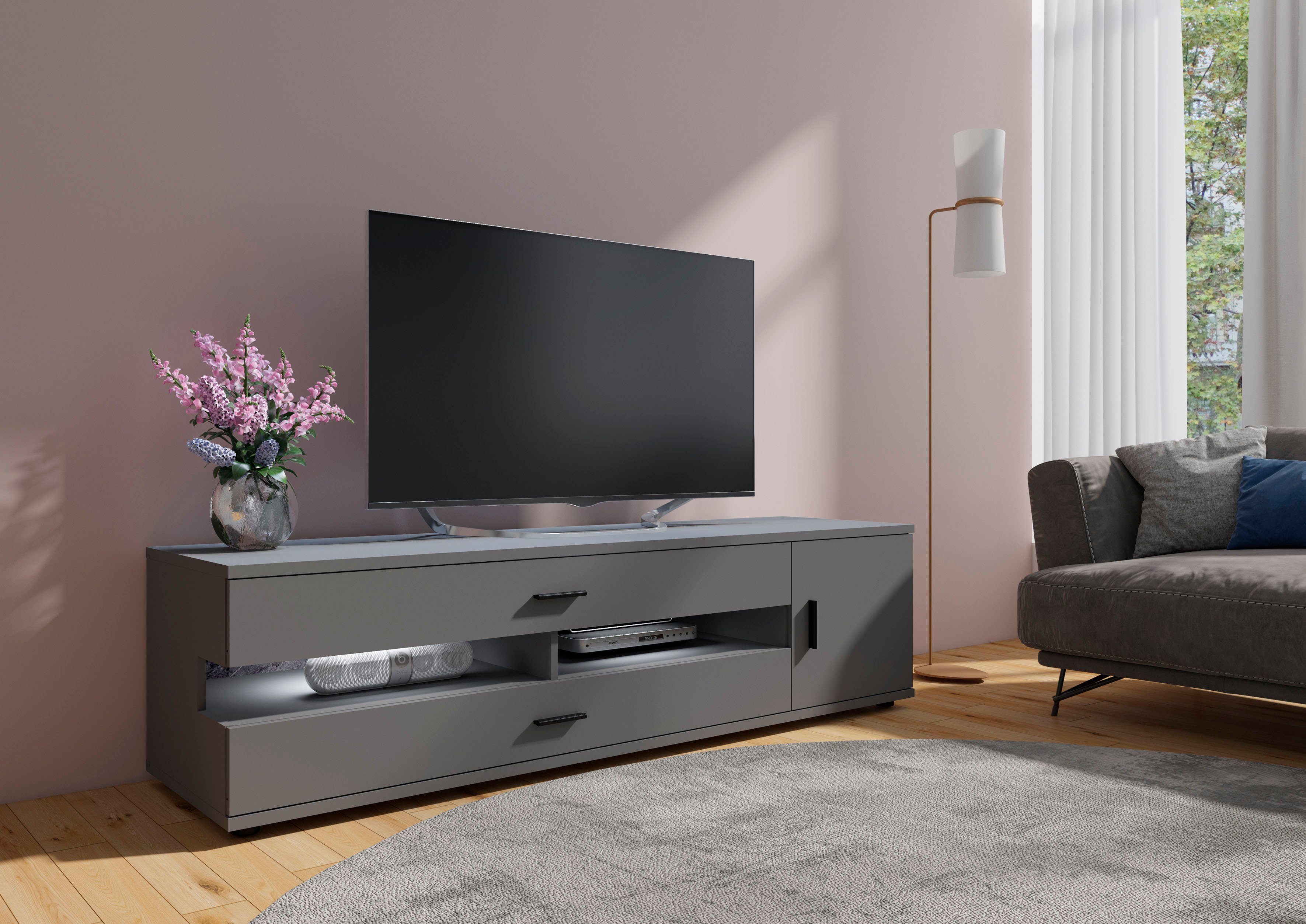 OTTO home Lowboard Henley, Breite ca. 180 cm
