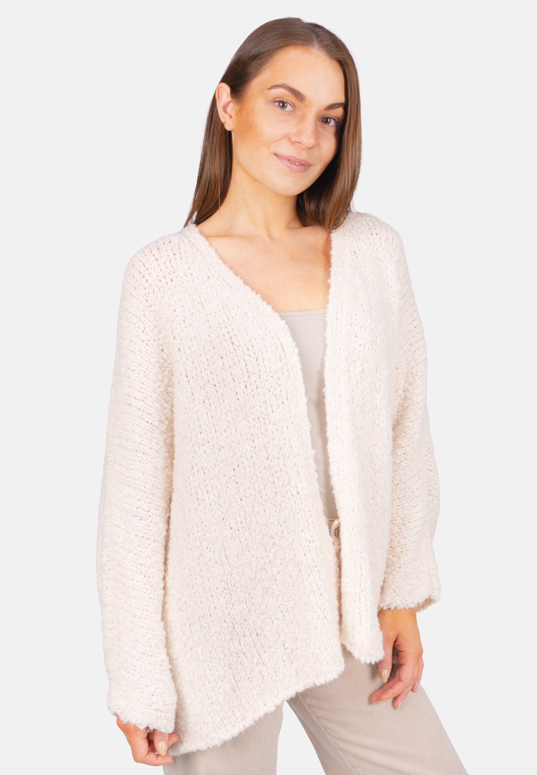 Seasons of April Cardigan ROBIN (1-tlg) Damen Cardigan Strickjacke Oversize ohne Verschluss