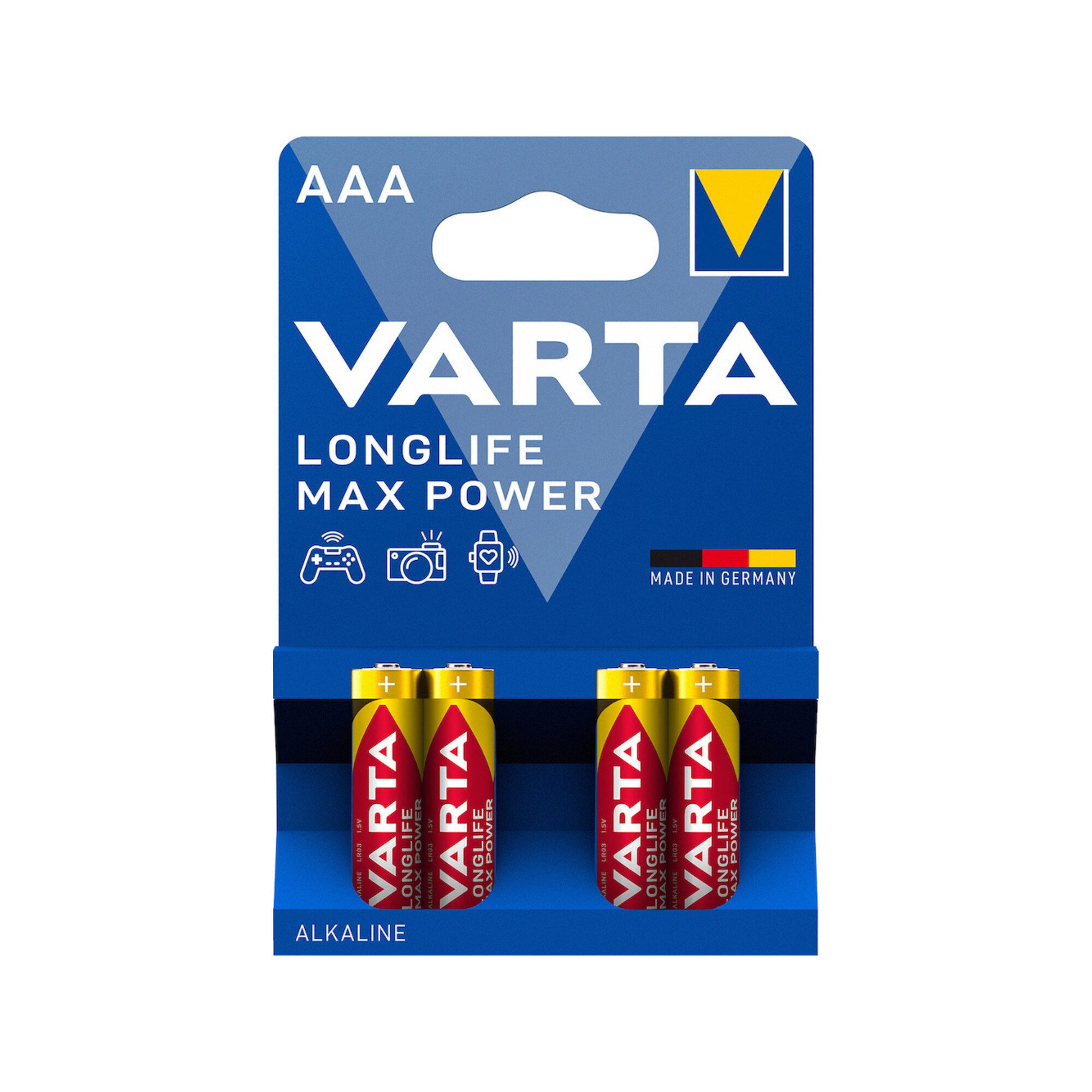 VARTA Batterie Maxi-Tech 1,5V Microzelle 1200mAh 4703 VARTA Batterie