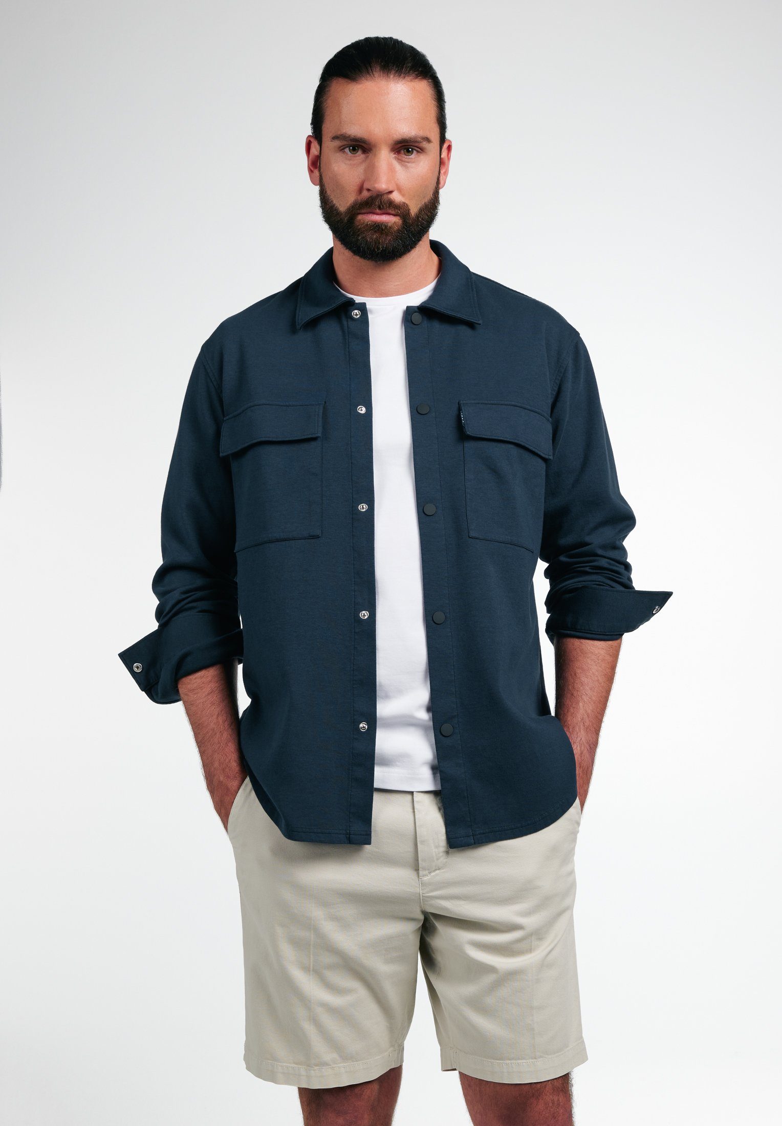 Eterna Langarmhemd MODERN FIT EASY IRON (bügelleicht) günstig online kaufen