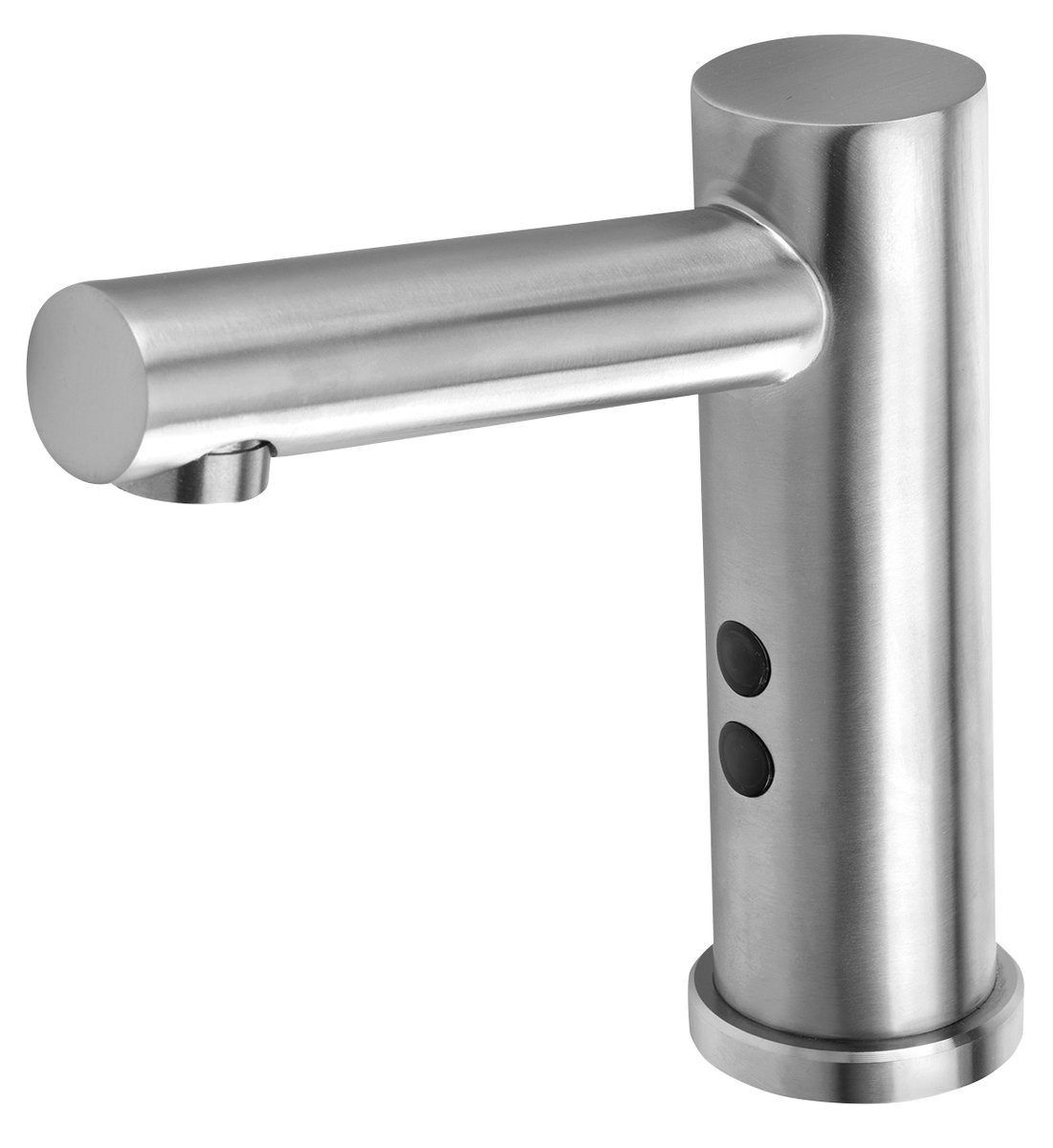 Aqualine Waschtischarmatur Sensor-Standarmatur 6V DC (4xAA), Edelstahl Matt Aqualine-PS608