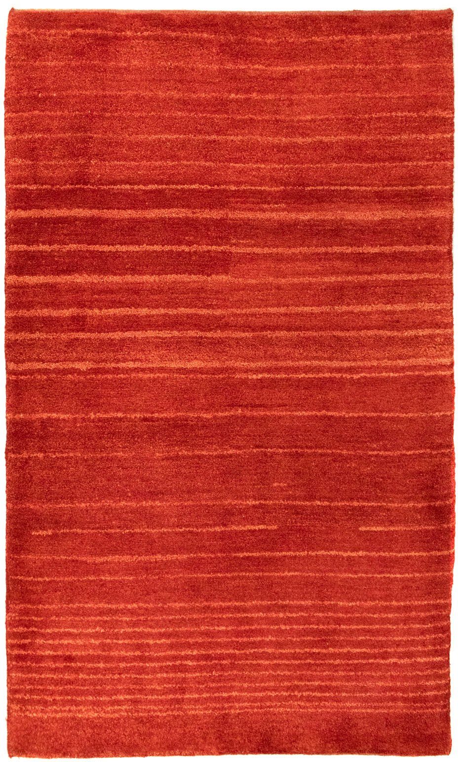rot, mm, Teppich 18 rechteckig, morgenland, Höhe: Wollteppich handgeknüpft Gabbeh handgeknüpft