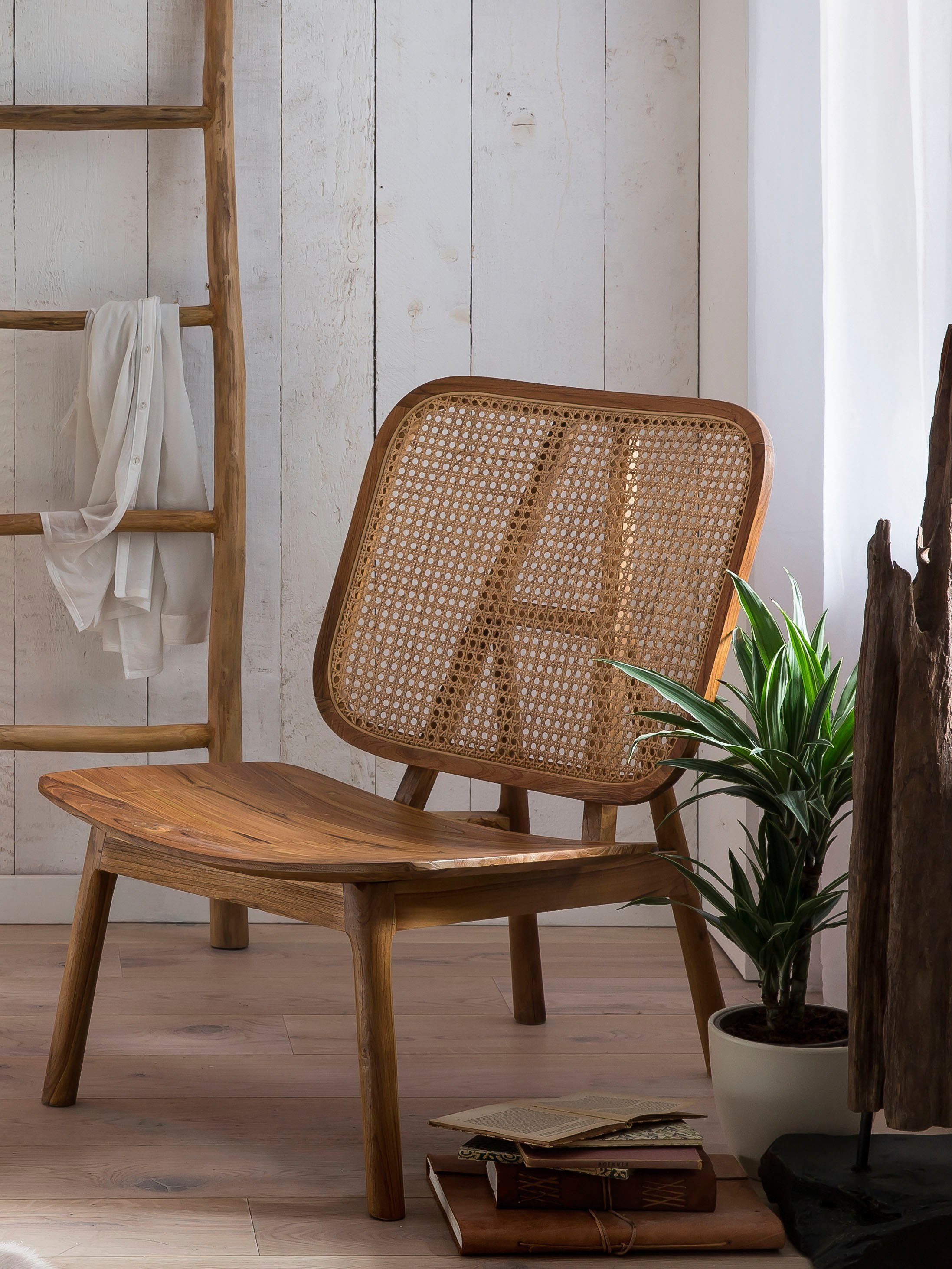 SIT Rattanstuhl, mit Wiener Geflecht, moderner Lounge chair für alle Räume  geeignet online kaufen | OTTO