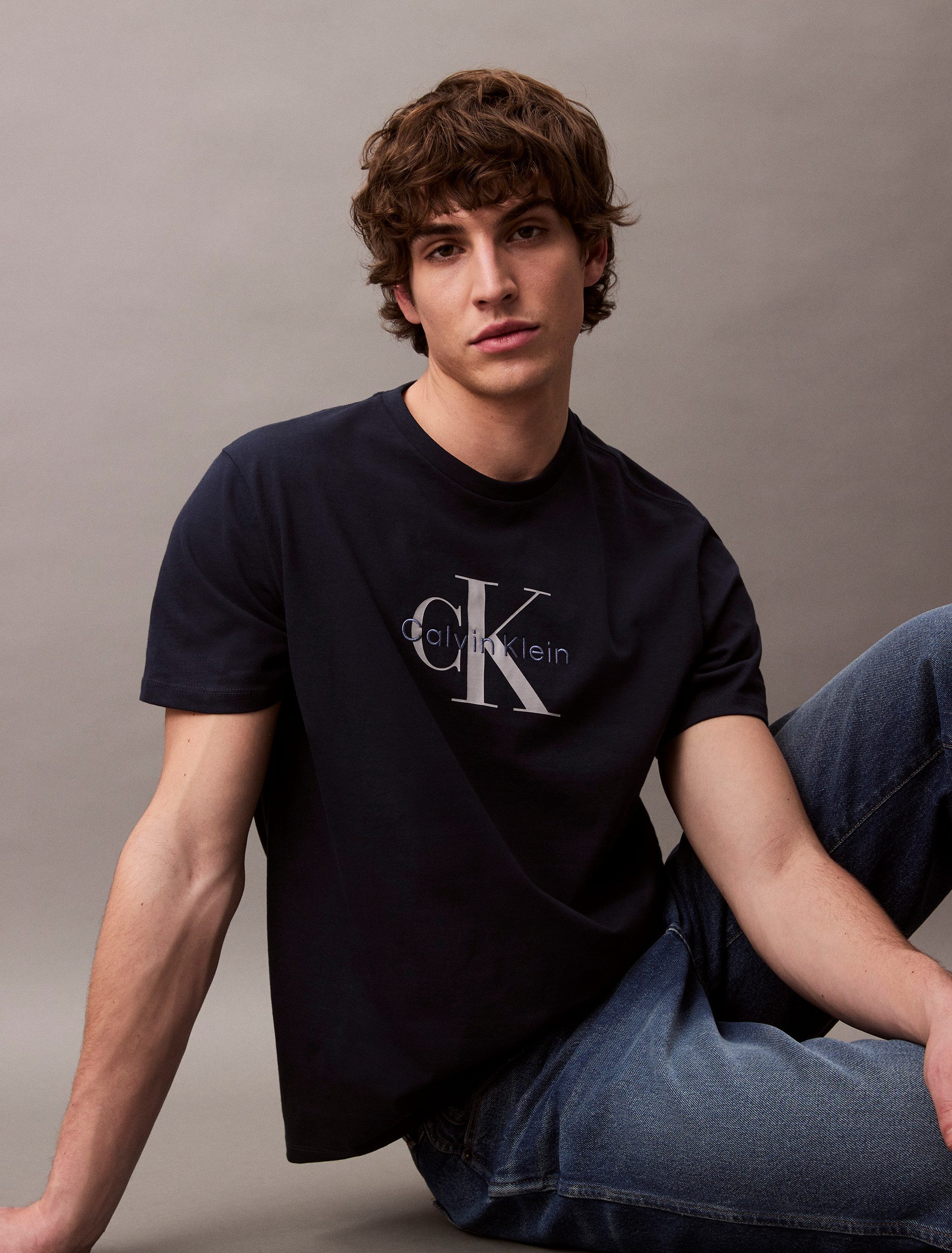 Calvin Klein Jeans T-Shirt SS Hero Monologo Tee 20s Mit Rundhalsausschnitt, regular fit