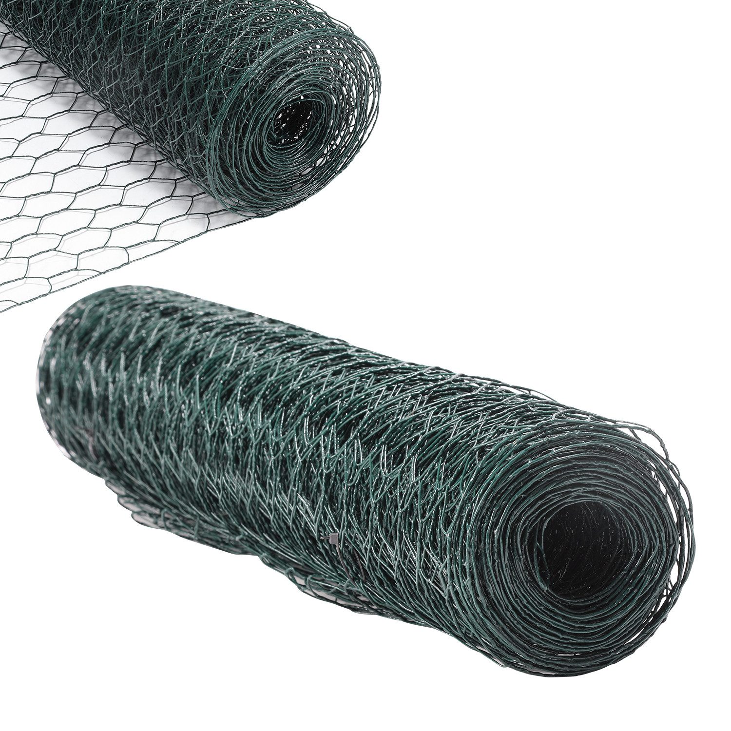 Clanmacy Maschendrahtzaun Gartenzaun Sechseckgeflecht Verzinkt Hasendraht Z günstig online kaufen