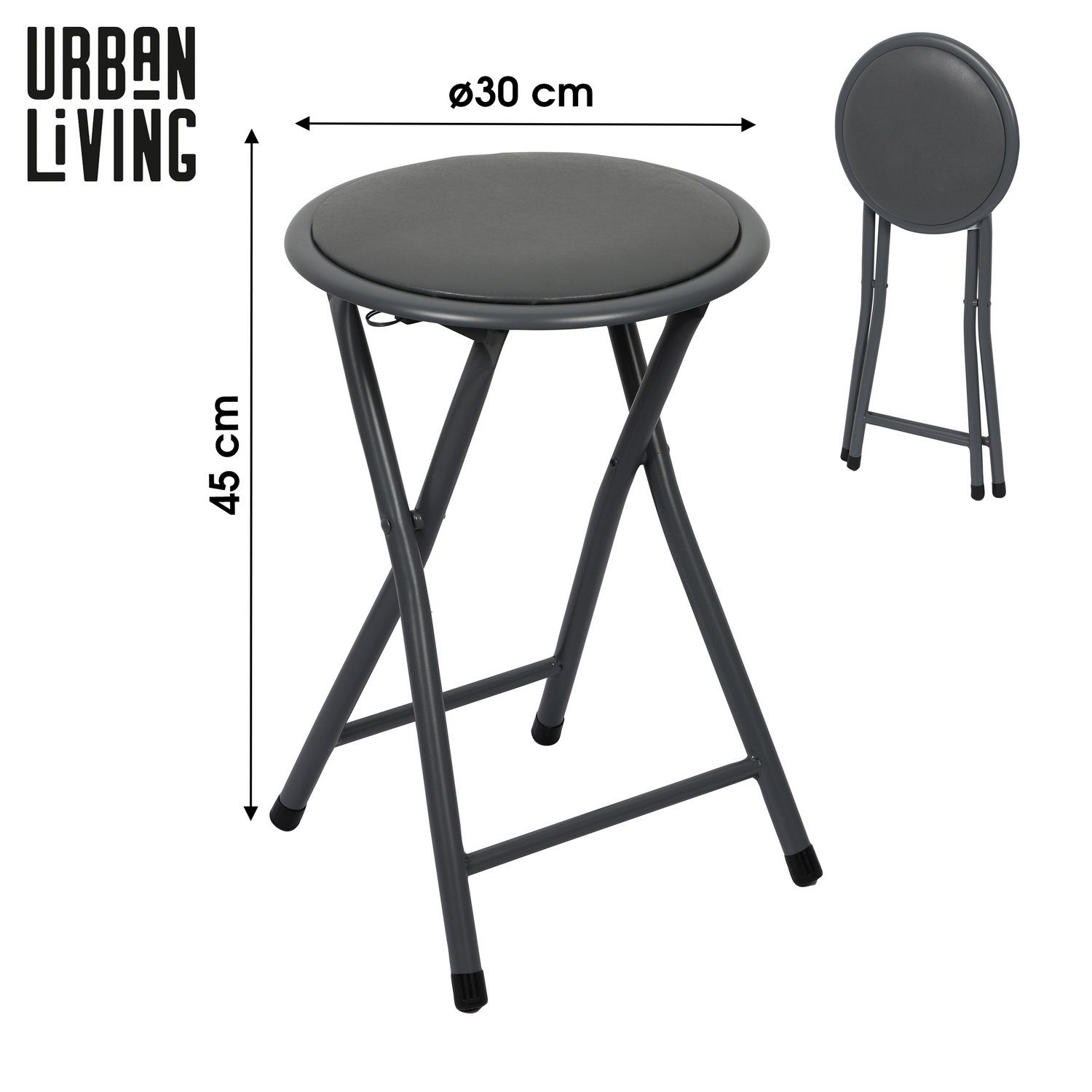 Urban Living Hocker Klapphocker Hocker Klappstuhl günstig online kaufen