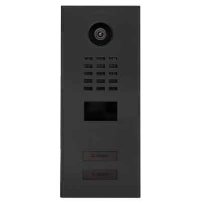 DoorBird DoorBird - Video Türstation D2102 mit 2 Klingeltasten Video-Türsprechanlage (Außenbereich, Haustür, Eingangsbereich, Smarte Video Türsprechanlage mit App-Steuerung, Ethernet / PoE)