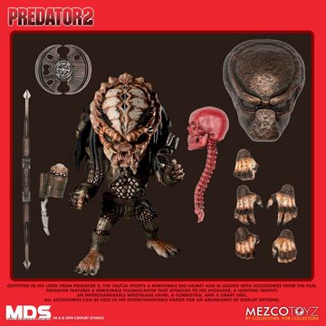 MEZCO Actionfigur Predator 2 MDS Deluxe City Hunter Actionfigur