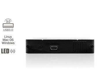 HURRICANE Hurricane 12.5mm GD25650 400GB 2.5" USB 3.0 Externe Aluminium Festpla externe HDD-Festplatte