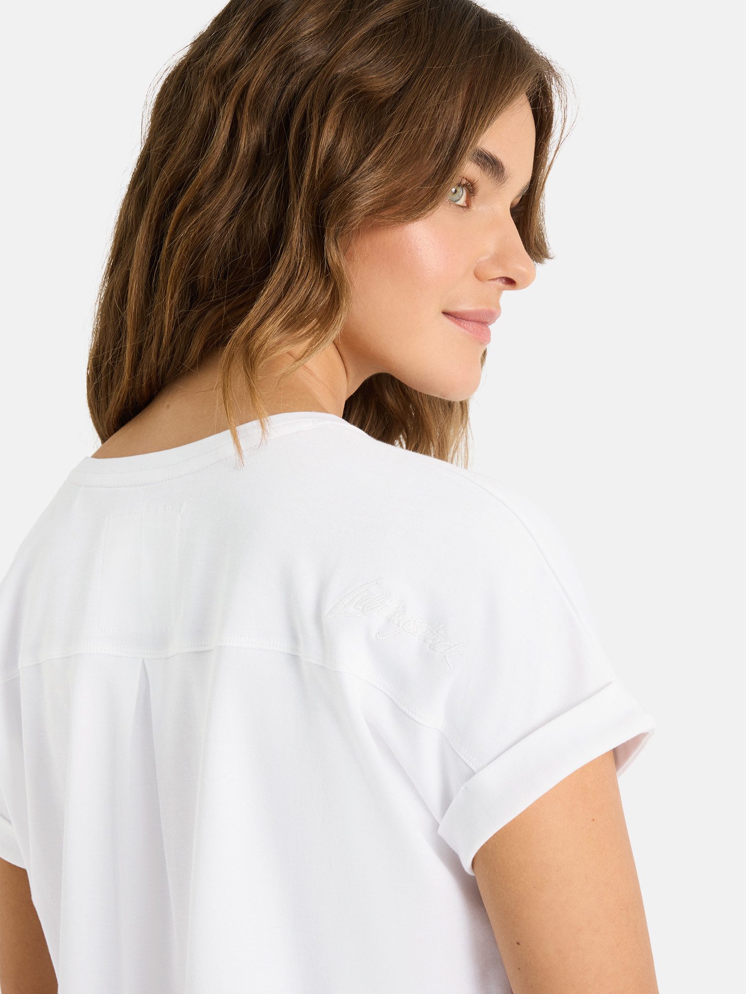 Lieblingsstück T-Shirt CamilaEP Ärmel mit Umschlag, Rundhals