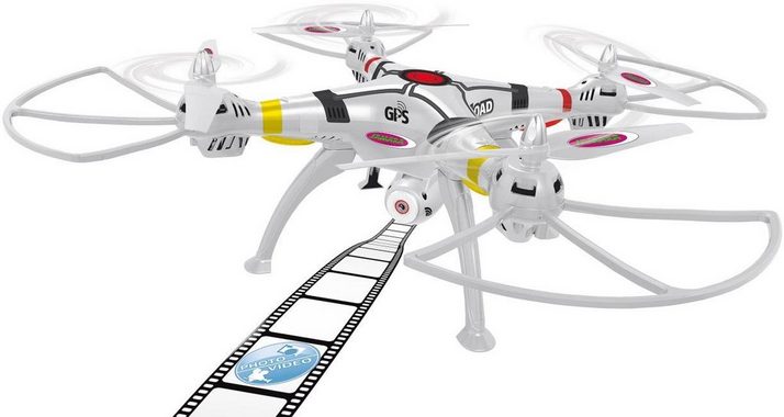 Jamara RC-Quadrocopter »Payload GPS VR Drone Altitude HD« (Set, Komplettset), mit Kamera