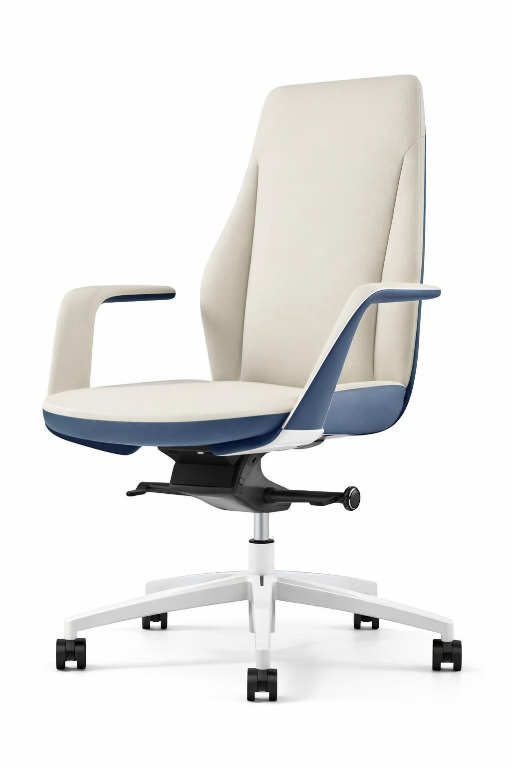 Xlmoebel Chefsessel Ergonomischer Chefsessel in Beige mit stilvollen, Made in Europa