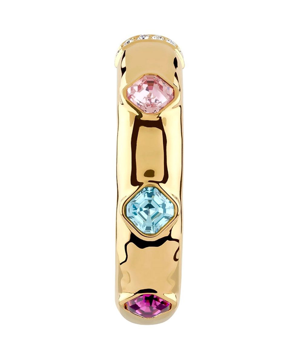 Guess Paar Creolen JUBE05314JWYGMCT/U, für Damen Multi Crystals Goldfarben