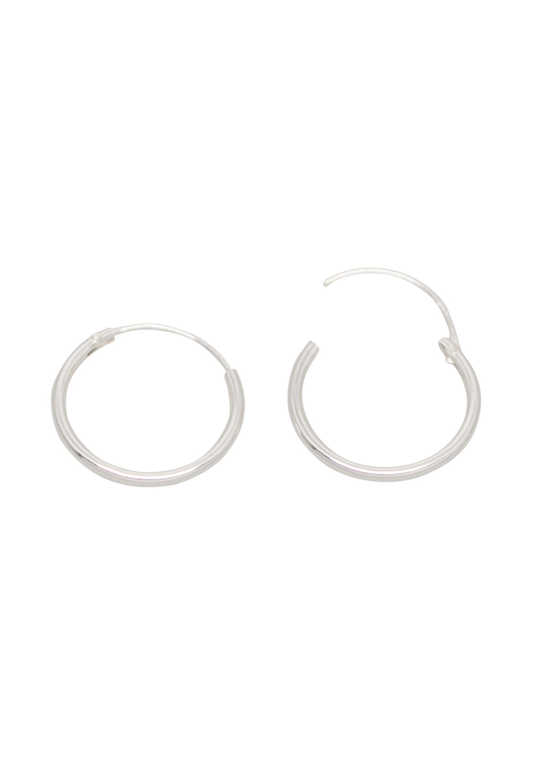 fejn jewelry Paar Creolen Simple Hoop, nachhaltiger Echtschmuck