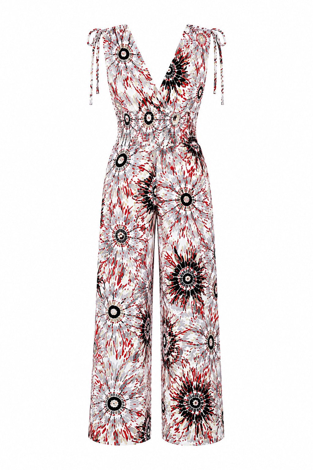ITALY VIBES Jumpsuit - Overall Damen - sommerlicher All-Over-Print - ITALY VIBES