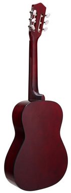 Gitarrenset Acoustic Series AS-851-L Klassikgitarre für Linkshänder Starter-SET (Konzertgitarre, Bag/Tasche, Schule, Plektren, Saiten, Stimmpfeife) natur 3/4