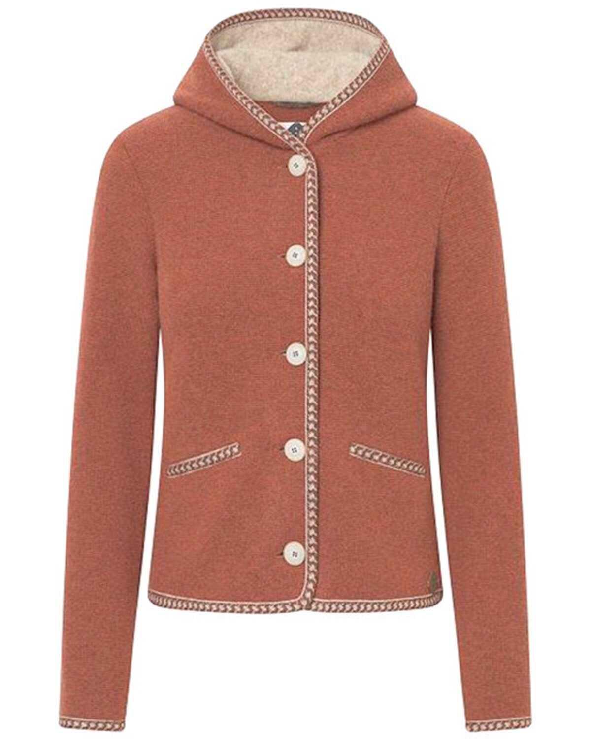 Stapf Strickjacke Kapuzen-Strickjacke Malwine