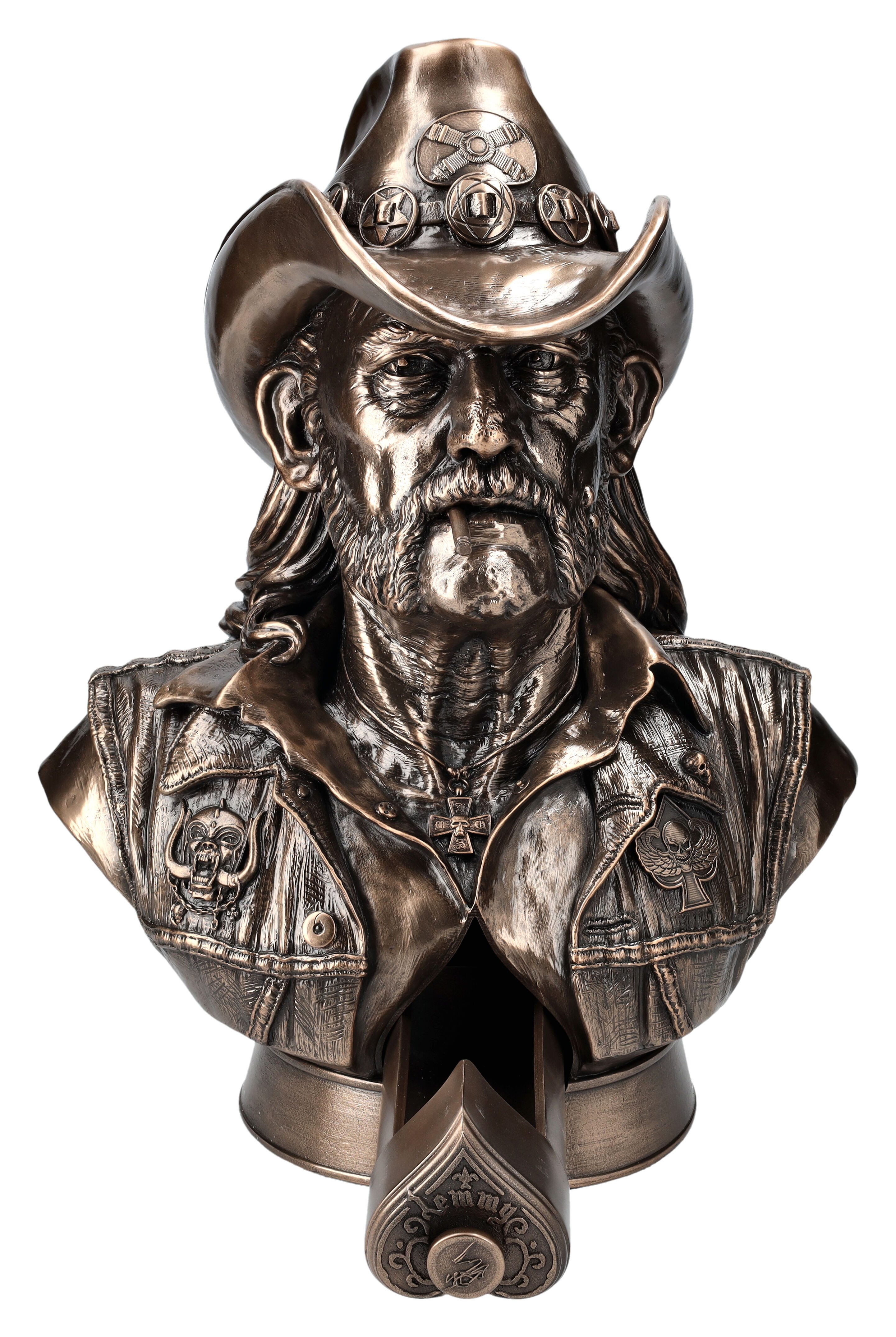 Figuren Shop GmbH Dekofigur Motörhead Figur - Lemmy Büste - Merchandise Dekobüste Dekofigur