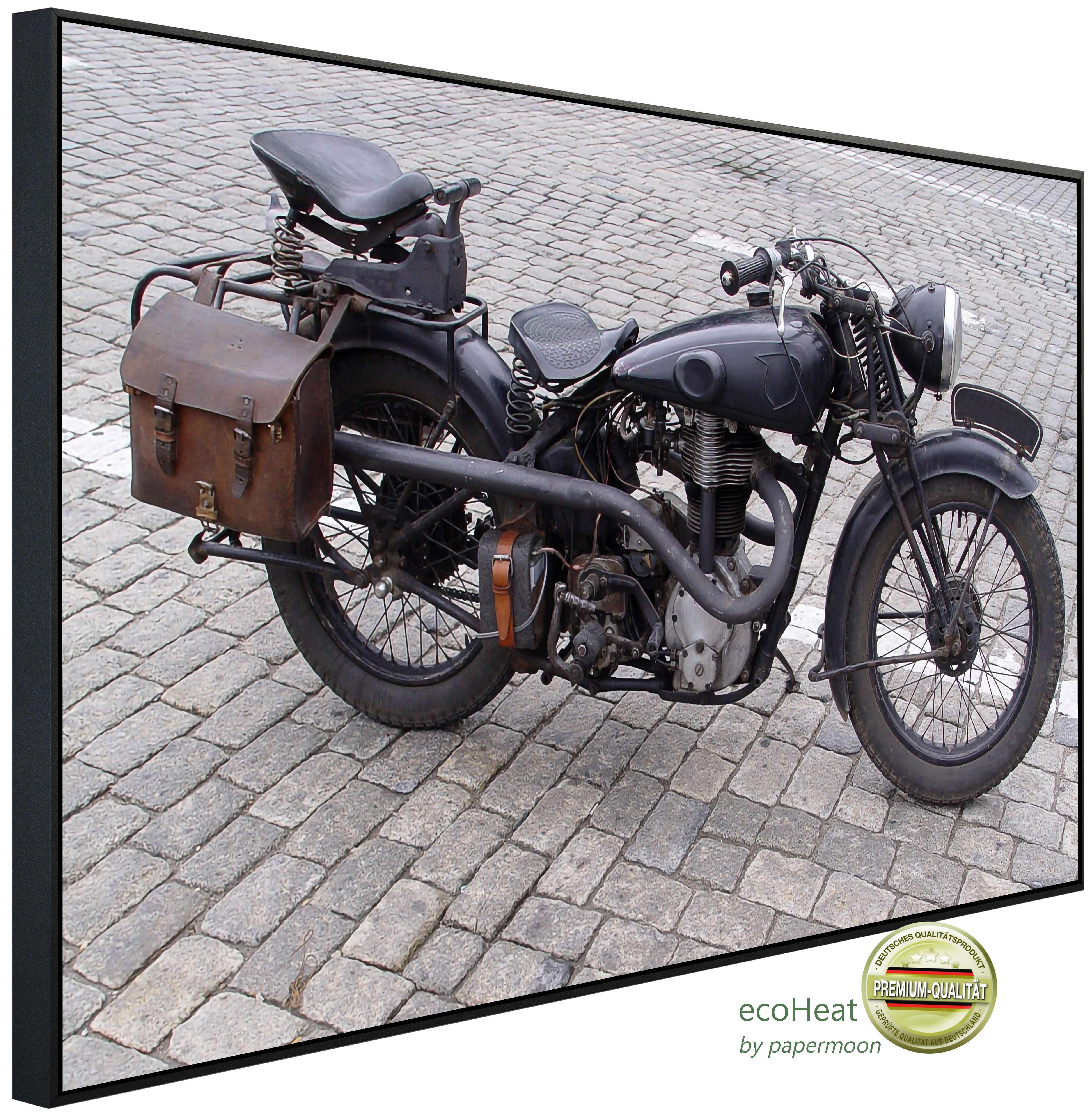 Papermoon Infrarotheizung INFRAROT-BILD-HEIZUNG, Motorrad, TÜV-Rheinland/GS zertifiziert, angenehme Strahlungswärme