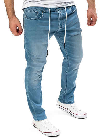 Yazubi Slim-fit-Jeans Herren Sweathose in Джинсыoptik Erik Schmale Джинсы, mit Stretch-Anteil
