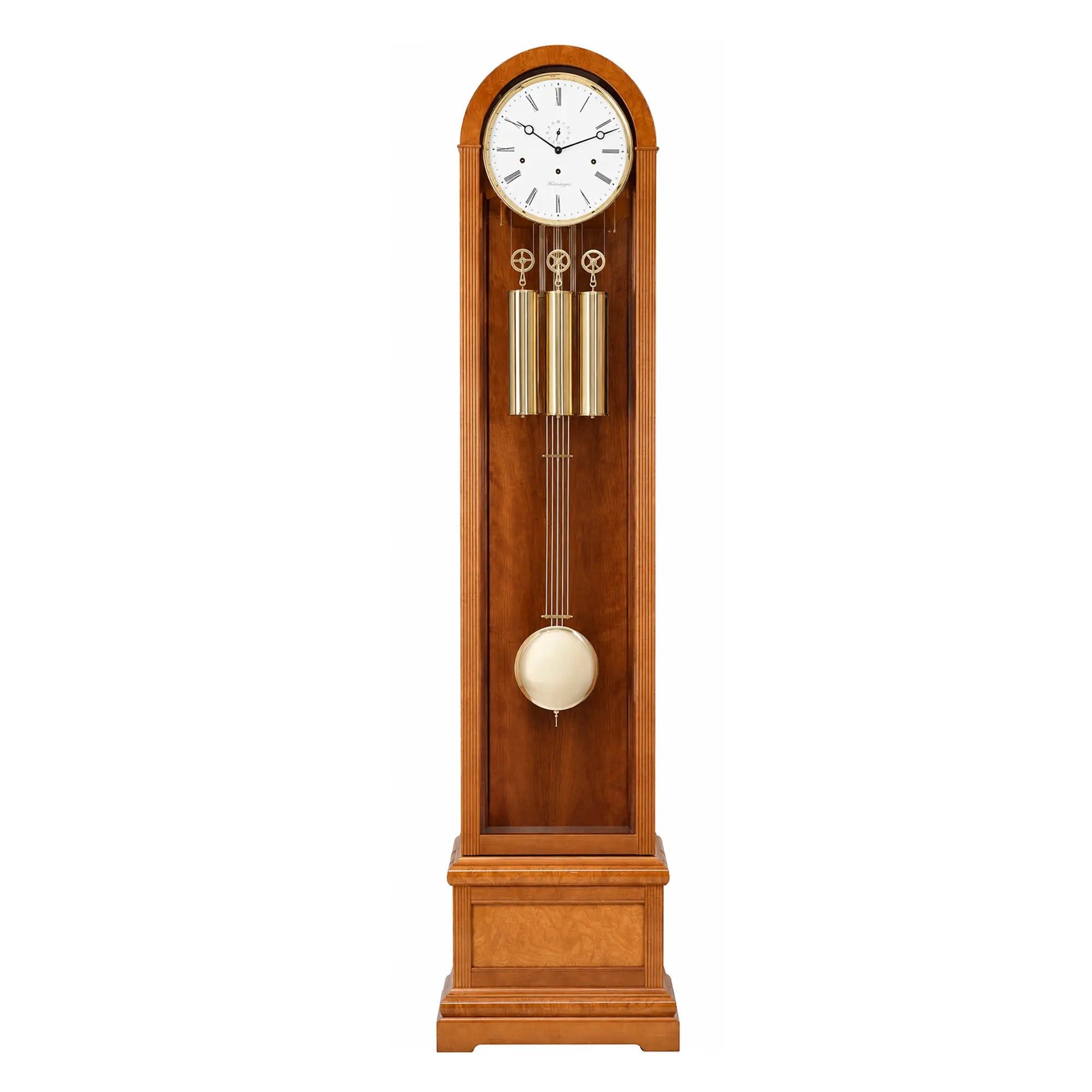 Hermle Standuhr Standuhr Kirschbaum mit Wurzelholz - Hermle Modell: 01087-160461