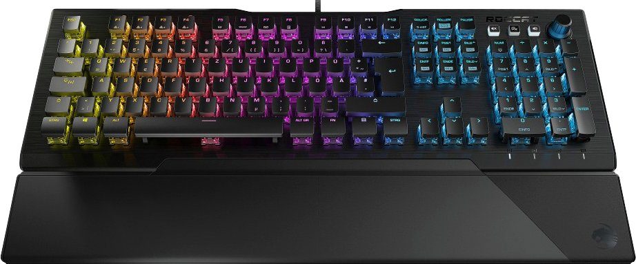 ROCCAT "Vulcan 121 AIMO", mechanische, lineare Tasten Gaming-Tastatur (Multimediatasten)