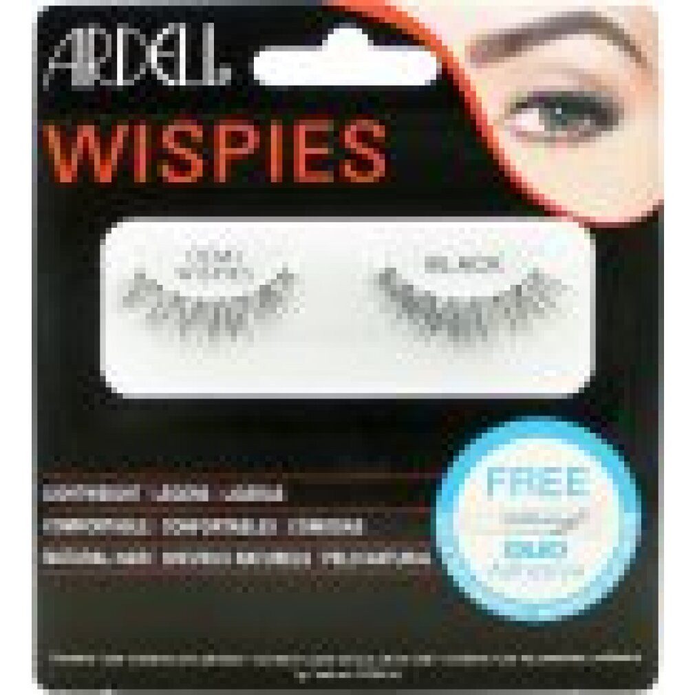 ARDELL Einzelwimpern Ardell Demi Wispies Natural Human Hair Lashes - Black