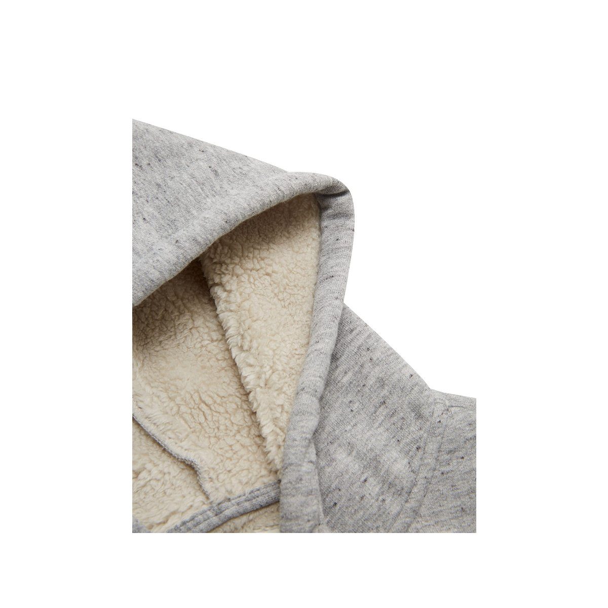 TOM dunkel-grau textil (1-tlg) passform Sweatjacke TAILOR
