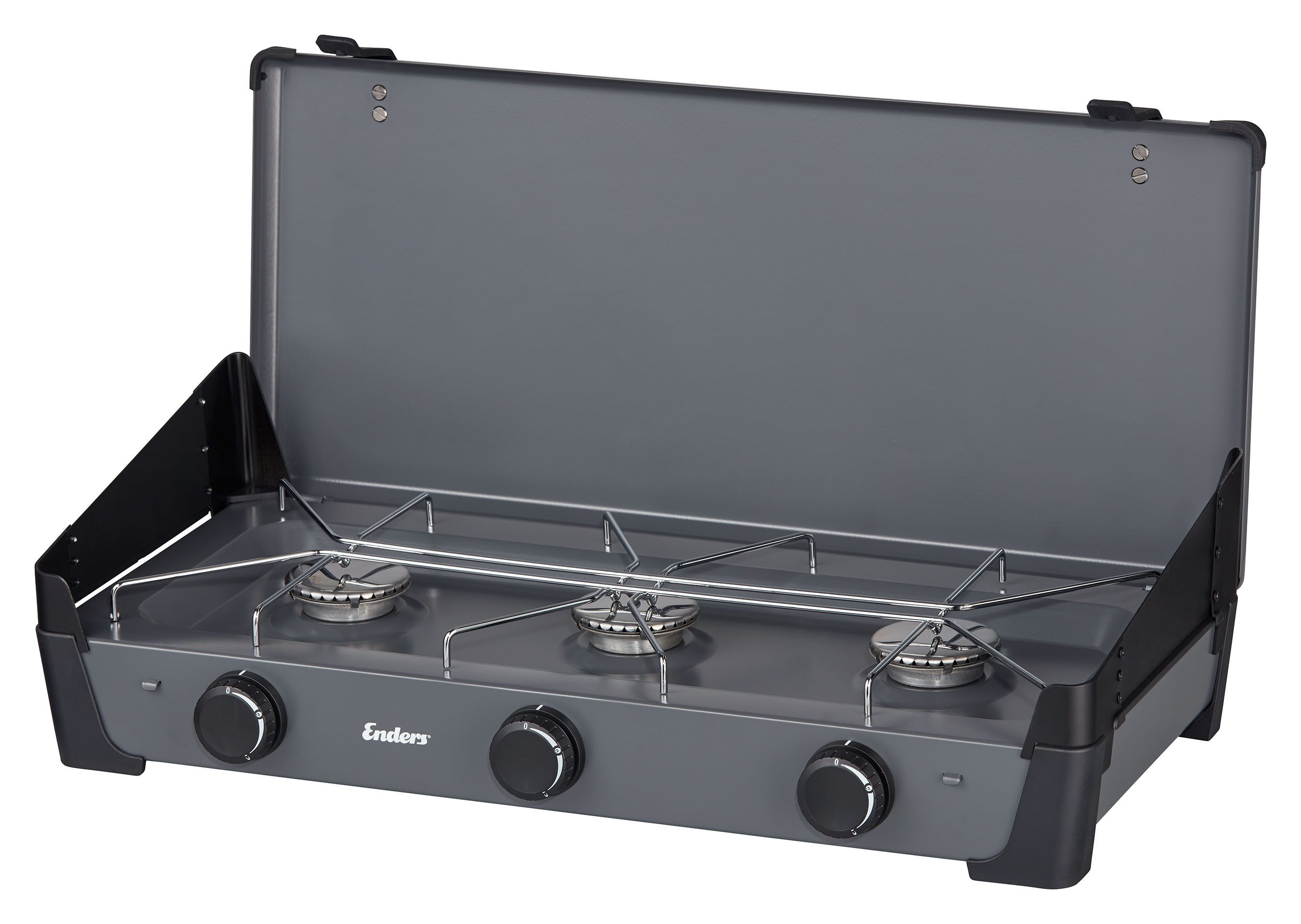 Enders® Gaskocher Bondy 3, Campingkocher mit 3 leistungsstarken Brennern