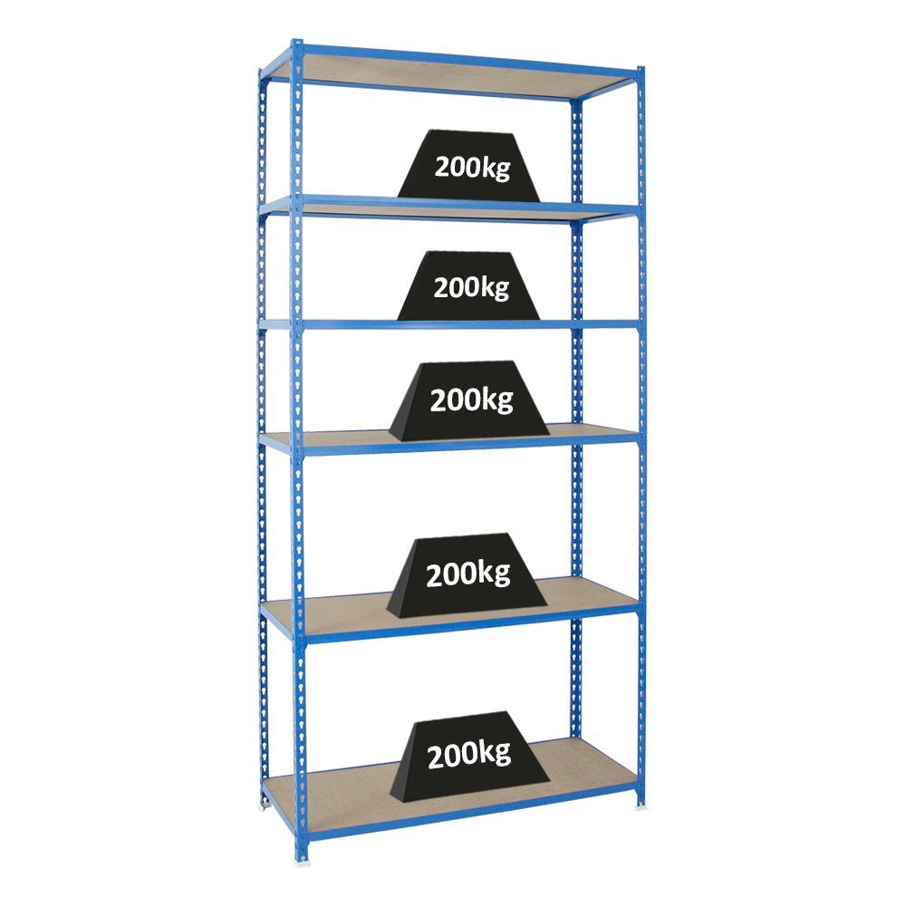 PROREGAL® Schwerlastregal GIANT MULI 250x80x30cm 6 günstig online kaufen