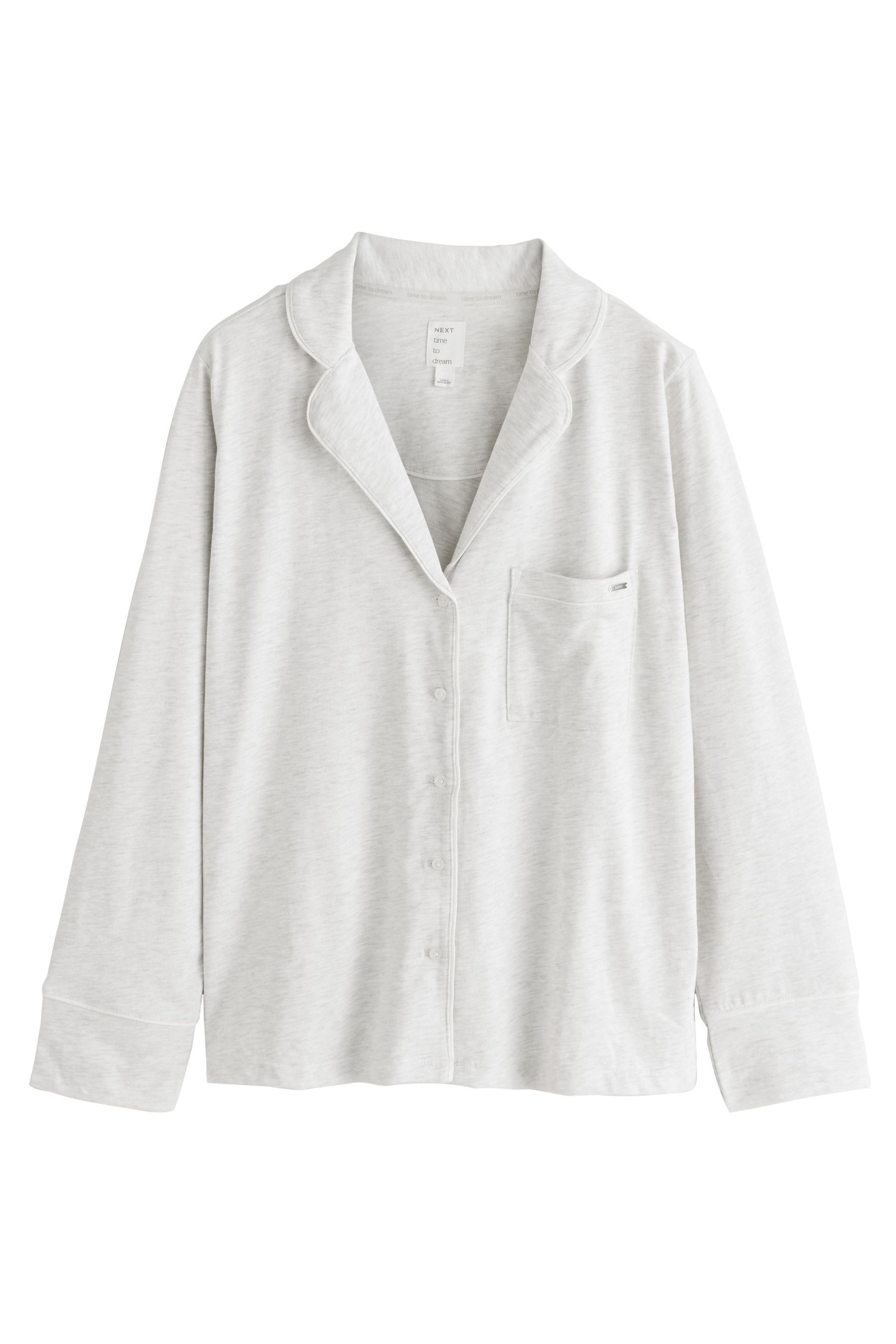 Next Pyjama Jersey-Pyjama mit Knopfleiste (2 tlg)