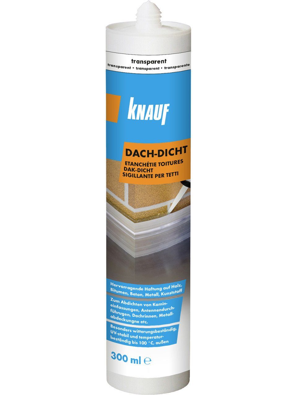 KNAUF Dichtungsband Knauf Dachdicht transparent 300 ml