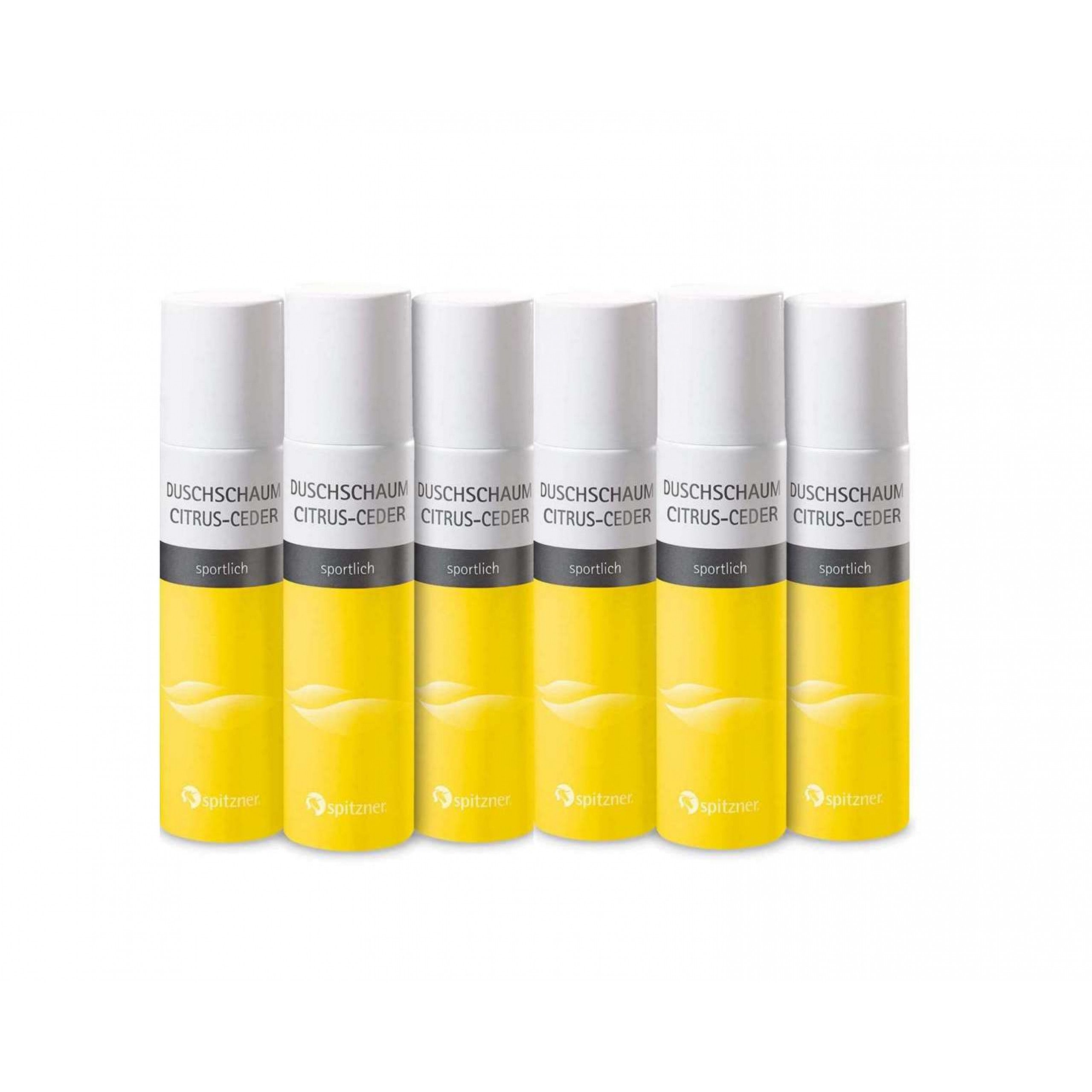 Sauna-Aufgussset Spitzner Duschschaum Citrus-Ceder 6x 50 ml Wellness-Dusche sanft