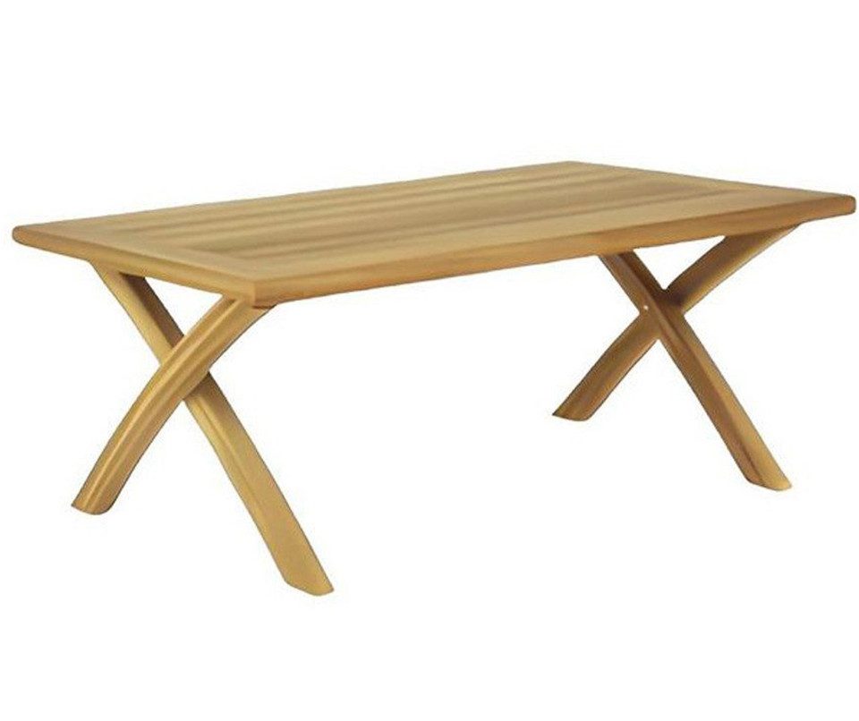 Xlmoebel Couchtisch Designer Kaffeetisch in hellbraun für den Außenbereich (Couchtisch), Hergestellt in Europa