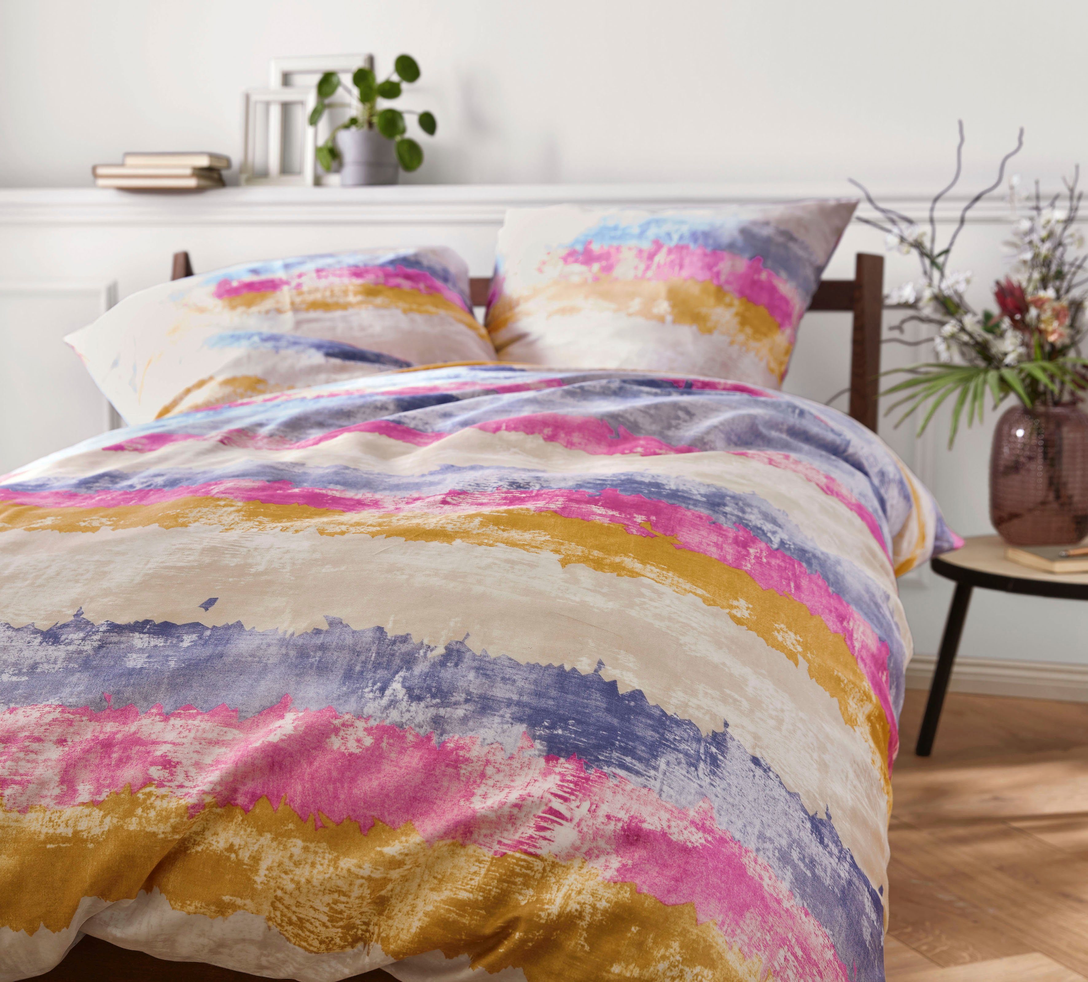 Kleine Wolke Bettwäsche Jarven, Mako-Satin, 2 günstig online kaufen