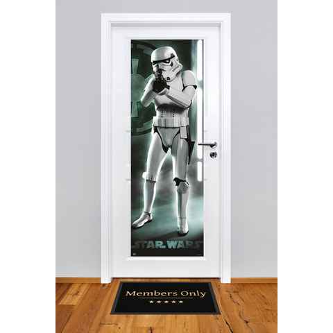 empireposter Poster Riesiges Star Wars Türposter Stormtrooper Format 158 x 53 cm