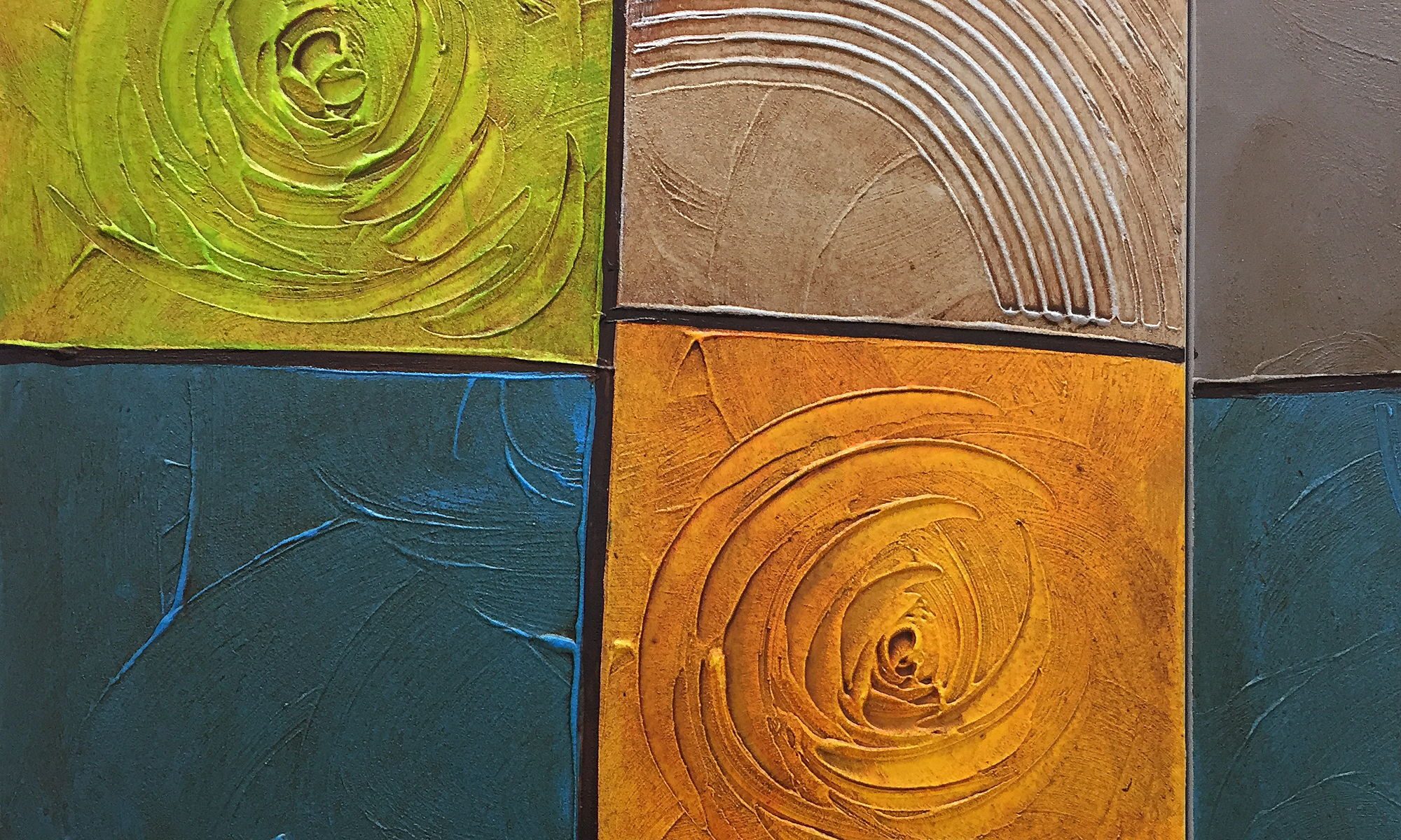 WandbilderXXL XXL-Wandbild Summer Moods 210 x 70 cm, Abstraktes Gemälde, handgemaltes Unikat