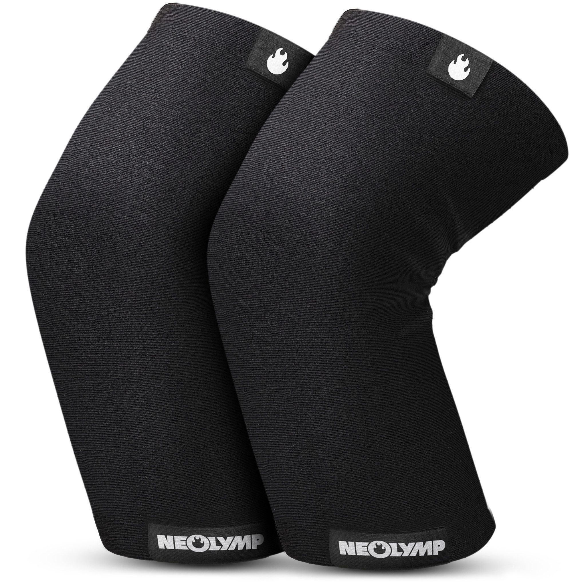 NEOLYMP Kniebandage Kniebandage mit Kompression – Knie Support für Fitness, Sport & Alltag (Packung, 2er Set), Gezielte Kompression und anatomischer 3D-Strick