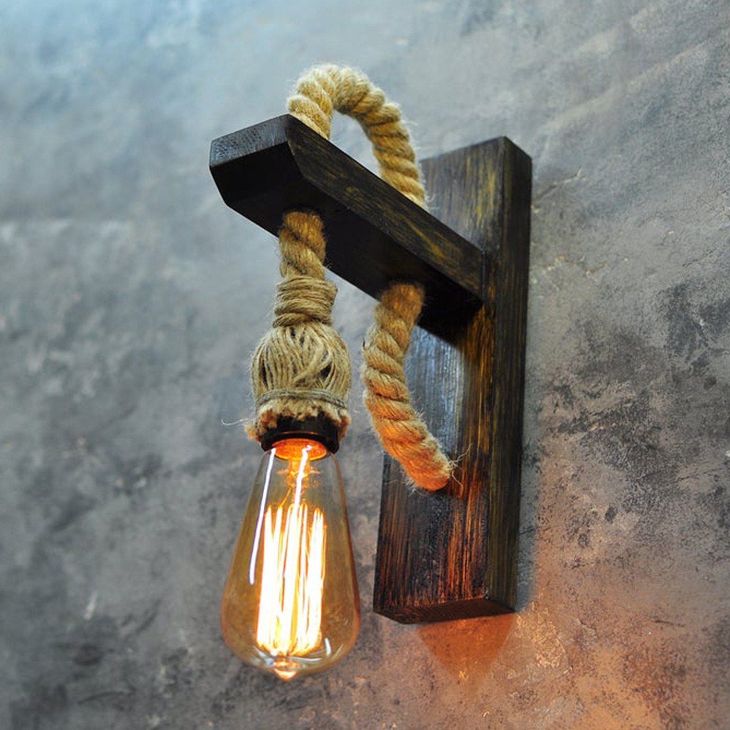 Opviq Wandleuchte 100% SPRUCE WOOD, 30 günstig online kaufen