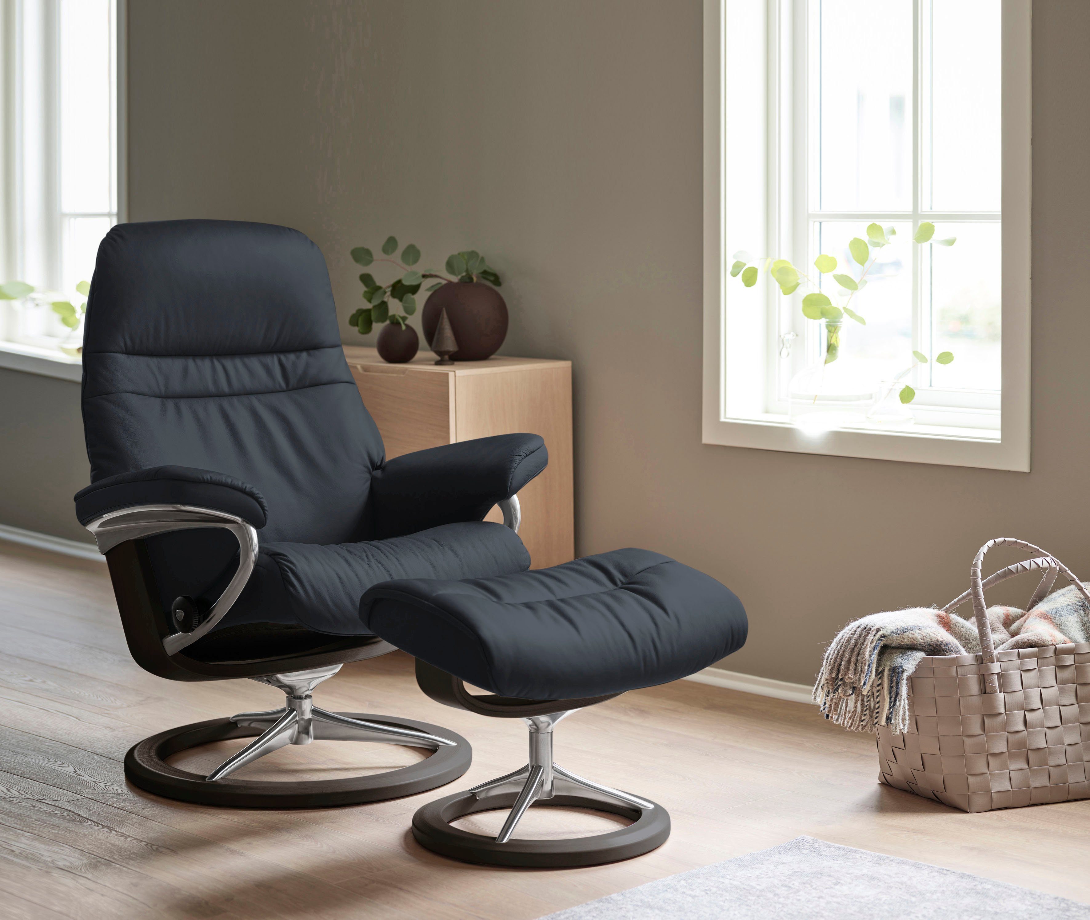 Gestell L, Signature Base, Relaxsessel Stressless® Größe mit Sunrise, Wenge