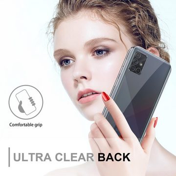Cadorabo Handyhülle Samsung Galaxy A71 5G Samsung Galaxy A71 5G, Flexible Case Handy Schutzhülle - Hülle - Back Cover 360° Grad