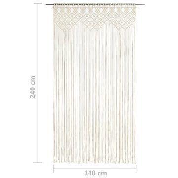 Vorhang Makramee Vorhang 140x240 cm Baumwolle, vidaXL, (1 St)