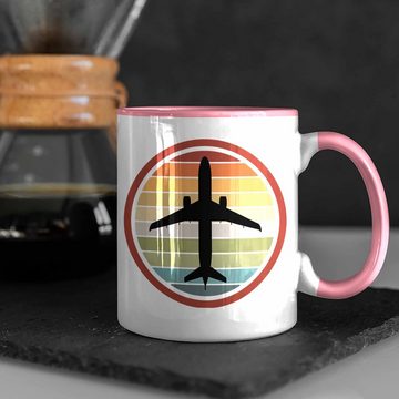 Trendation Tasse Trendation - Pilot Geschenk Tasse Piloten Flugzeug Geschenke Motive Flughafen Grafik