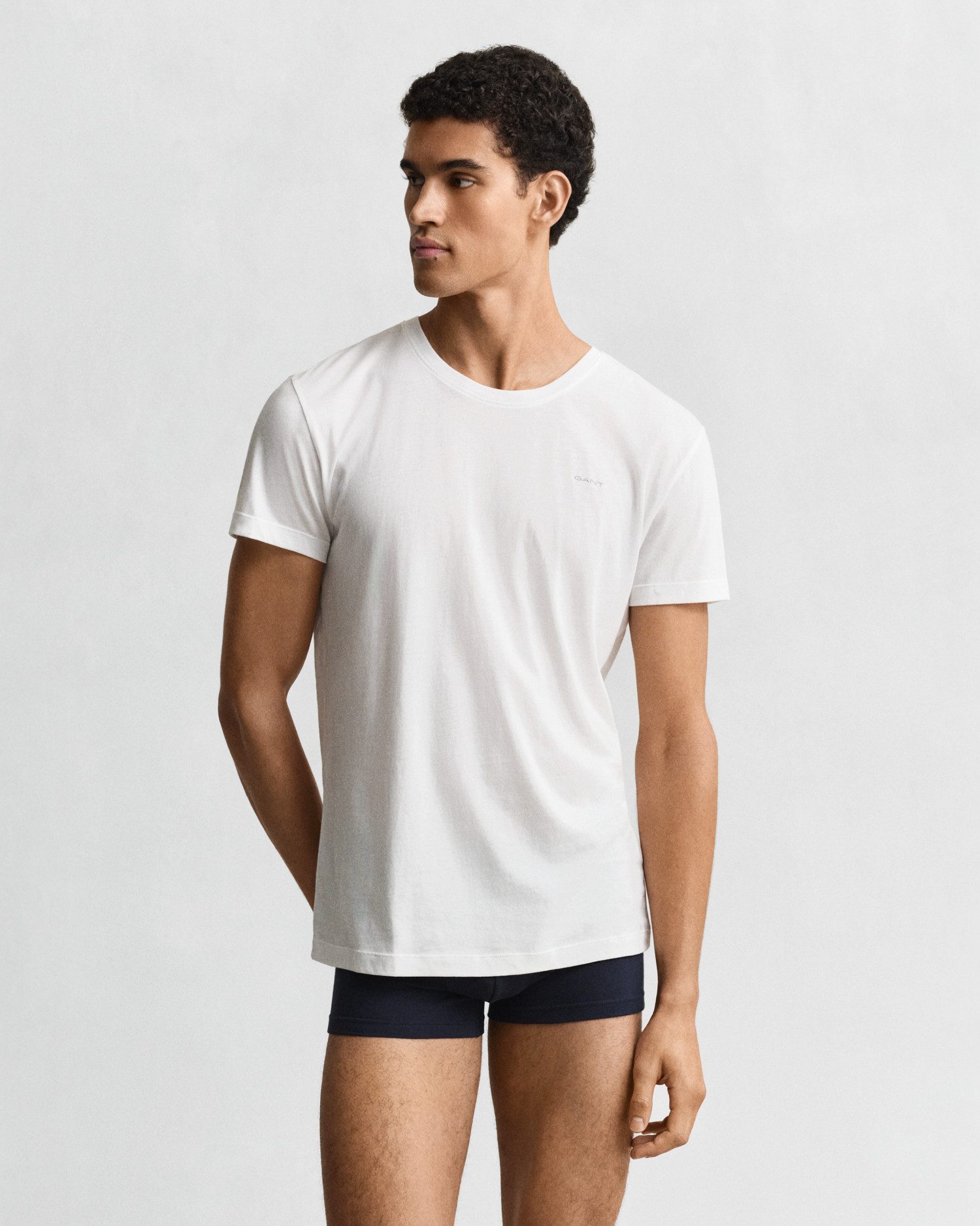 Gant Kurzarmshirt C-NECK T-SHIRT 2-PACK Mit Rundhalsausschnitt – Bild 3 von 5
